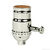 Medium Base Socket - Dimmer Turn Knob - Polished Nickel Finish Thumbnail