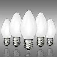 C7 5W WHITE OPAQUE