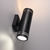 12 in. Color Selectable LED Outdoor Wall Sconce Fixture - Direct and Indirect Light - Black Finish Thumbnail