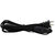 Rayon Covered Lamp Cord Set - Black Thumbnail
