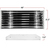 LED Ready High Bay Fixture - Operates 8 Single-Ended Direct Wire T8 LED Lamps (Sold Separately) Thumbnail