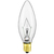40 Watt - Clear - Straight Tip - Incandescent Chandelier Bulb Thumbnail