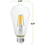 450 Lumens - 5 Watt - 2400 Kelvin - LED Edison Filament Bulb - 5.5 in. x 2.5 in. Thumbnail
