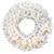 24 in. Christmas Wreath - Crystal White Thumbnail