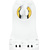 T8 or T12 - Turn-Type Lampholder - Medium Bi-Pin Socket Thumbnail