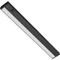 32 in. - Color Selectable LED Under Cabinet Light Fixture - 18 Watt - Kelvin 2700-3000-3500-4000-5000 - 1035 Lumens - Black - 90 CRI - 120 Volt - PLT-20293