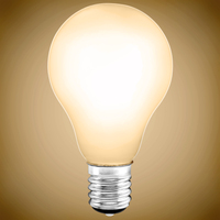 250 Lumens - 3 Watt - 3000 Kelvin - LED A15 Filament Bulb - Opal Finish - 25 Watt Equal - Intermediate Base - 90 CRI - 120 Volt - PLT-13467
