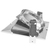 6 in. Square Wall Wash Reflector with White Trim Thumbnail