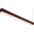 4 ft. Wattage and Color Selectable Architectural LED Linear Fixture - Up/Down Light - 5900 Total Lumens - Dark Wood Finish Thumbnail