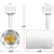Natural Light - 1160 Lumens - 12 Watt - 4000 Kelvin - LED Track Light Fixture Thumbnail