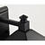 14 in. x 9 in. Outdoor Wall Sconce Fixture - Frosted Glass - Black Finish Thumbnail