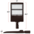 High Pressure Sodium Match - 21,300 Lumens - 200 Watt - 2200 Kelvin - LED Parking Lot Fixture Thumbnail