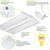 14,300 Lumens - 105 Watt - 5000 Kelvin - Linear LED High Bay Fixture Thumbnail