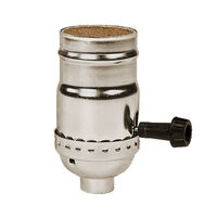 NICKLE ON/OFF TURN KNOB SOCKET
