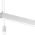 8 ft. Wattage and Color Selectable Architectural LED Linear Fixture with Diffuser Lens - Up/Down Light - 6400 Total Lumens - White Thumbnail