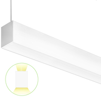 8 ft. Color Selectable Architectural LED Linear Fixture - Up/Down Light - 11,160 Total Lumens - White - Linkable - 90 Watt - Kelvin 3500-4000-5000 - 120-277 Volt - PLT-80076