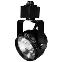 740 Lumens - 12 Watt - Color Selectable LED Track Light Fixture - Gimbal - Kelvin 2700-3000-3500-4000-5000 - 36 Deg. Beam Angle - Black - Halo Track Compatible - 90 CRI - 120 Volt - PLT-12476