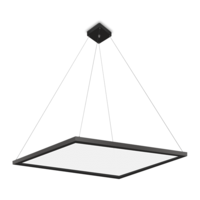 2 x 2 Architectural LED Pendant Fixture with Up/Down Light - 5000 Total Lumens - Black - Wattage and Color Selectable - 50 Watt Max - PLT PremiumSpec - PLT-90468