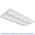 5800 Lumen Max - 50 Watt Max - 2 x 4 LED Troffer Fixture with Emergency Backup - Three Flat Light Panels - Wattage and Color Selectable Thumbnail