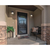 14 in. x 9 in. Outdoor Wall Sconce Fixture - Frosted Glass - Black Finish Thumbnail