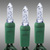 LED Mini Light Stringer - 25 ft. - (50) LEDs - Cool White - 6 in. Bulb Spacing - Green Wire Thumbnail