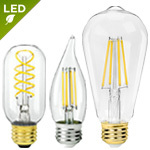 LED Filament Bulbs - Incandescent Style - Category Image