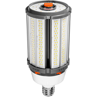 15,293 Lumen Max - 100 Watt Max - Wattage and Color Selectable LED Corn Bulb - Watts 63-80-100 - Kelvin 3000-4000-5000 - Mogul Base - 120-277 Volt - PLT-12842