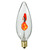 3 Watt - CA8 Incandescent Chandelier Bulb - Flicker Flame Thumbnail