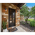 12 in. x 6 in. Outdoor Wall Sconce Fixture - Seeded Glass - Black Finish Thumbnail