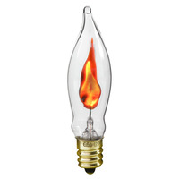3W CLEAR FLICKER FLAME