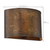 12 in. Wall Sconce Fixture - Downward Light Distribution - Weathered Brass Shade - Brass Finish Thumbnail