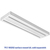 4050 Lumen Max - 35 Watt Max - 1 x 4 LED Troffer Fixture - Three Flat Light Panels - Wattage and Color Selectable Thumbnail