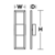 AFX Cole - 18 in. LED Wall Sconce Fixture - Horizontal and Vertical Installation - Black Finish Thumbnail