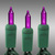 11 ft. - Green Wire - Christmas Mini Light String - (50) Purple Bulbs - 2 in. Bulb Spacing Thumbnail