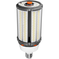 18,395 Lumen Max - 120 Watt Max - Wattage and Color Selectable LED Corn Bulb - Watts 80-100-120 - Kelvin 3000-4000-5000 - Mogul Base - 120-277 Volt - PLT-12843