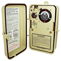 Timer w/Thermostat Rainproof