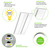 6200 Lumen Max - 50 Watt Max - 2 x 4 Wattage and Color Selectable LED Troffer Fixture Thumbnail
