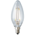 Natural Light - 350 Lumens - 3.5 Watt - 2700 Kelvin - LED Chandelier Bulb - 4.0 in. x 1.3 in. Thumbnail