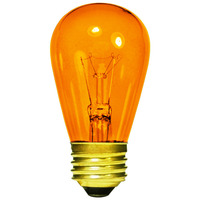 11 WATT  S14  TRANS AMBER