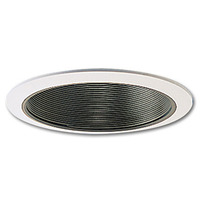 Black Stepped Baffle