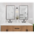 7 in. x 5 in. Wall Sconce Fixture - Frosted Glass - Black Finish Thumbnail