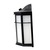 10 in. LED Outdoor Wall Sconce Fixture - Polycarbonate Lens - Black Finish Thumbnail