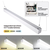 8 ft. Color Selectable Architectural LED Linear Fixture - Up/Down Light - 13,000 Total Lumens - White Thumbnail