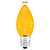 Yellow - LED C7 - Christmas Light Replacement Bulbs - Faceted Finish Thumbnail
