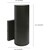 8 in. LED Outdoor Wall Sconce Fixture - Up or Down Installation - Bronze Finish Thumbnail