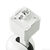 Nora NTH-105W - Round Back Cylinder Track Fixture - White Thumbnail