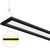 6 ft. Color Selectable Architectural LED Linear Fixture - Up/Down Light - 7500 Total Lumens - Black Thumbnail