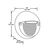 RAB SLEDR5 - LED Round Step Light Thumbnail
