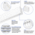 3 ft. Wattage and Color Selectable Architectural LED Linear Fixture with Louver Lens - Up/Down Light - 2700 Total Lumens - White Thumbnail