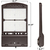 45,900 Lumen Max - 300 Watt Max - Wattage and Color Selectable LED Parking Lot Fixture Thumbnail